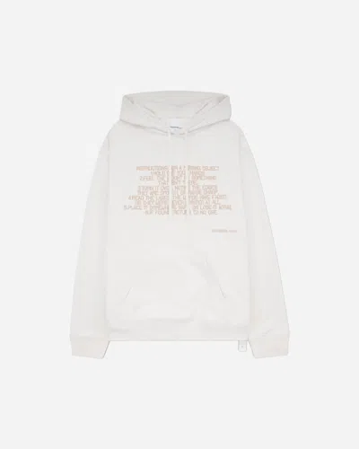 Oamc Peacemaker Men S Stencil Print Hoodie In White