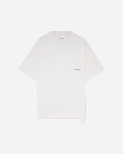Oamc Peacemaker Men S Stencil Print Pocket T-shirt In White