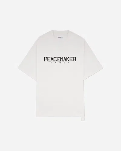 Oamc Peacemaker Men S Stencil Print Regular Fit T-shirt In Multi