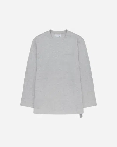 Oamc Peacemaker Men S Waffle Longsleeve Top In Gray