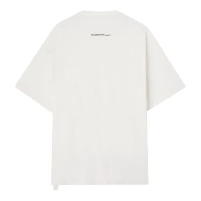 Oamc Peacemaker Peacemaker Bird Short Sleeve T-shirt In White