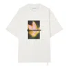 Oamc Peacemaker Peacemaker Bird Short Sleeve T-shirt In White