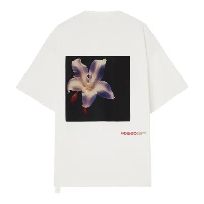 Oamc Peacemaker Peacemaker Flower Short Sleeve T-shirt In White