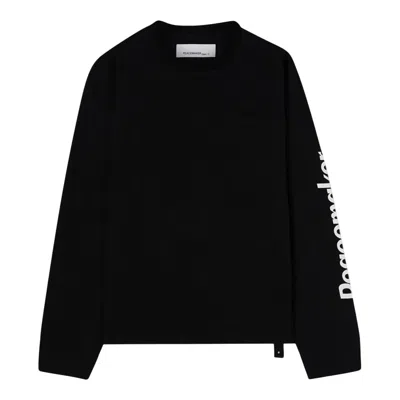 Oamc Peacemaker Peacemaker Long Sleeve Pocket Tee In Black