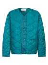 Oamc Peacemaker Quilted Puffer Jacket In Green