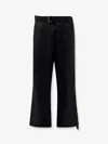 Oamc Peacemaker Regs Wool Blend Trousers In Black
