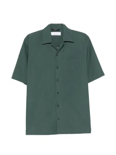 Oamc Peacemaker Short-sleeve Shirt In Green