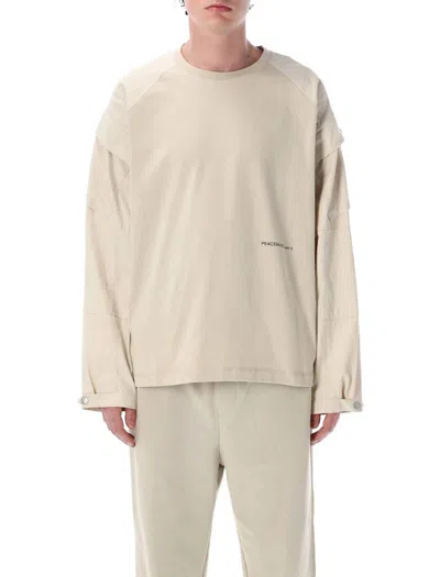 Oamc Peacemaker Si Cargo T-shirt In Neutral