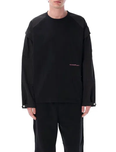 Oamc Peacemaker Si Cargo T-shirt In Black