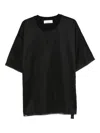 Oamc Peacemaker Textured T-shirt In Black