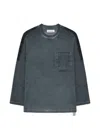 Oamc Peacemaker Touch-strap Sweater In Blue