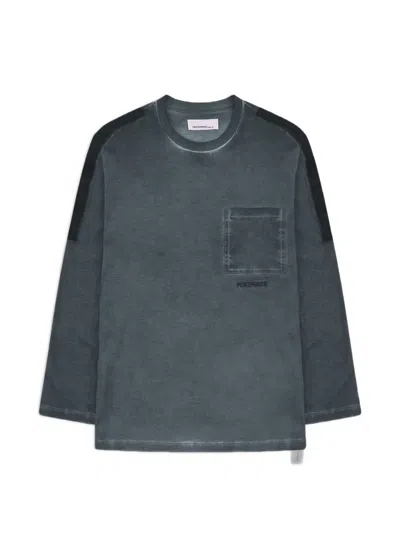 Oamc Peacemaker Touch-strap Sweater In Blue