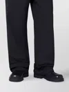 Oamc Peacemaker Trousers Back Pocket Elastic Waistband In Black
