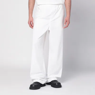 OAMC OAMC PEACEMAKER WHITE TROUSERS