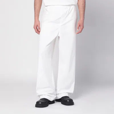 OAMC OAMC PEACEMAKER WHITE TROUSERS