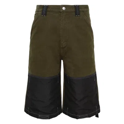 Oamc Peacemaker Workwear Shorts In Gray
