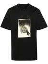 Oamc Photograph-print Cotton T-shirt In Black