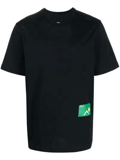 Oamc Photograph-print Short-sleeved T-shirt In Schwarz