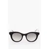 Oamc Plastic Oversized Sunglasses In Black