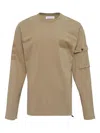 Oamc Pocket Long-sleeve T-shirt In Brown