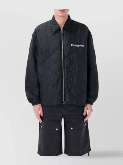 OAMC QUILTED COLLARED OVERSHIRT LONG SLEEVES