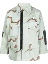 Oamc Re:work Bdu Shirt Jacket In Blau