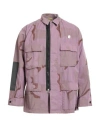 Oamc Re:work Man Jacket Mauve Size L Cotton, Polyester
