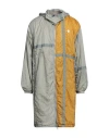 Oamc Re:work Man Overcoat & Trench Coat Sage Green Size L Polyamide In Sage Green
