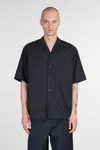 Oamc Shirt In Black Cotton In Black