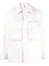 Oamc Chest Pockets Buttoned Overshirt In Grey