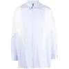 Oamc Cotton Shirts In Blue/white