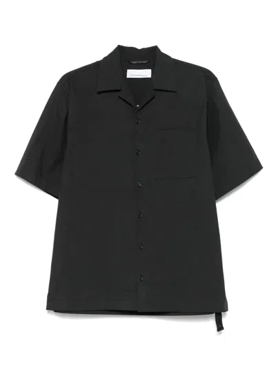 Oamc Short-sleeve Shirt In Black