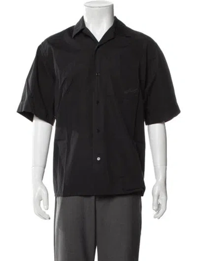 Pre-owned Oamc Short Sleeve Shirt In Black