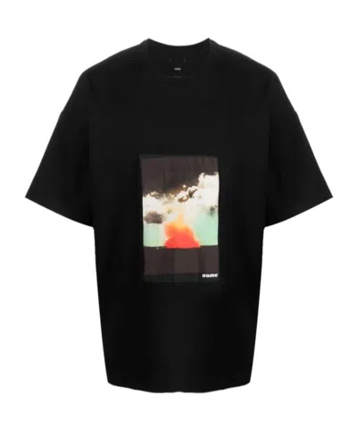 Oamc Short-sleeved T-shirt In Black