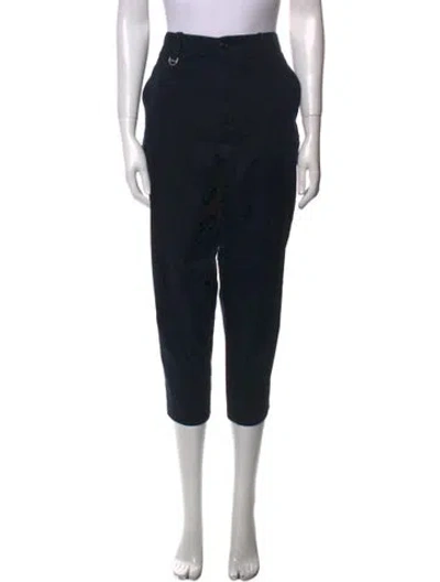 Pre-owned Oamc Straight Leg Pants In Black