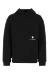 Oamc Black Cotton Oversize Sweatshirt In Black