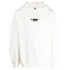 Oamc Long-sleeved Hooded Sweater In White