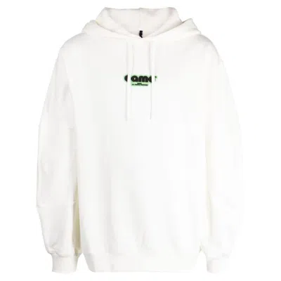 Oamc Man Sweatshirt White Size L Cotton