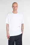 Oamc T-shirt In White Cotton In White