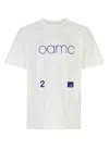 Oamc Logo Print Cotton T-shirt In White