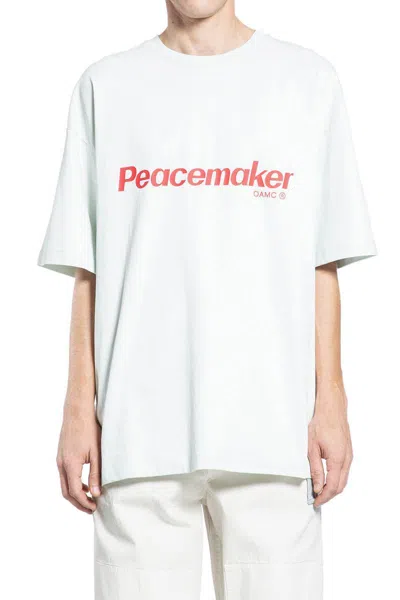 Oamc Peacemaker Flower T-shirt In White