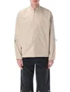 Oamc Sand Tech Overshirt With Stand-up Collar