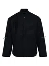 Oamc Tech Shirt Jacket In Black