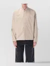 Oamc Sand Tech Overshirt With Stand-up Collar