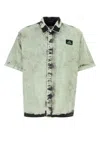 Oamc Multicolor Tie-dye Denim Oversize Shirt