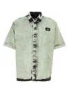 Oamc Tie-dye Denim Oversize Shirt