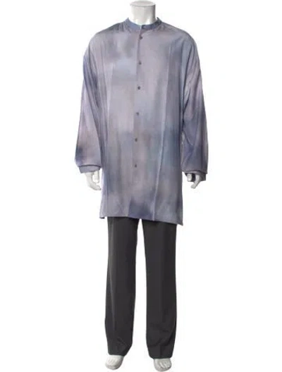 Pre-owned Oamc Tie-dye Print Long Sleeve Shirt W/ Tags In Neutrals