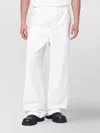 Oamc Trouser With Elastic Waistband And Pockets In White