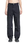 Oamc Knee-pockets Trousers In Black