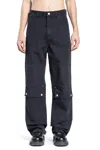 Oamc Knee-pockets Trousers In Black